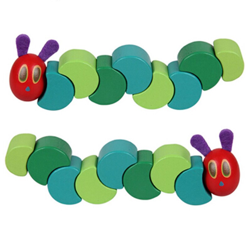 Educational Wooden Flexible Caterpillar Toy