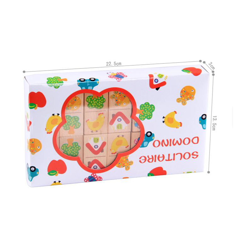 Kid's Domino Educational Wooden Toy