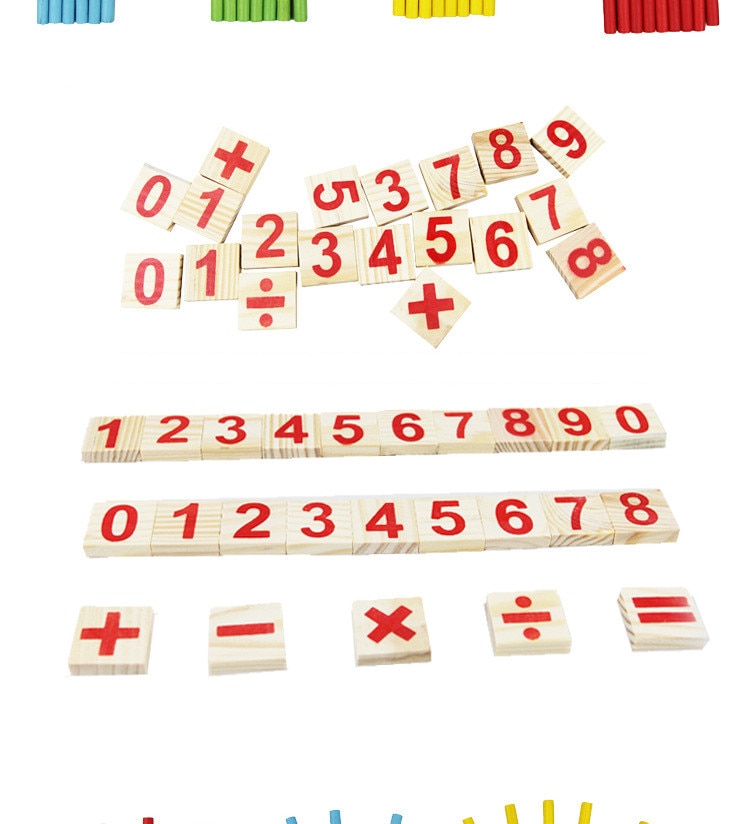 Educational Montessori Figure Blocks Board