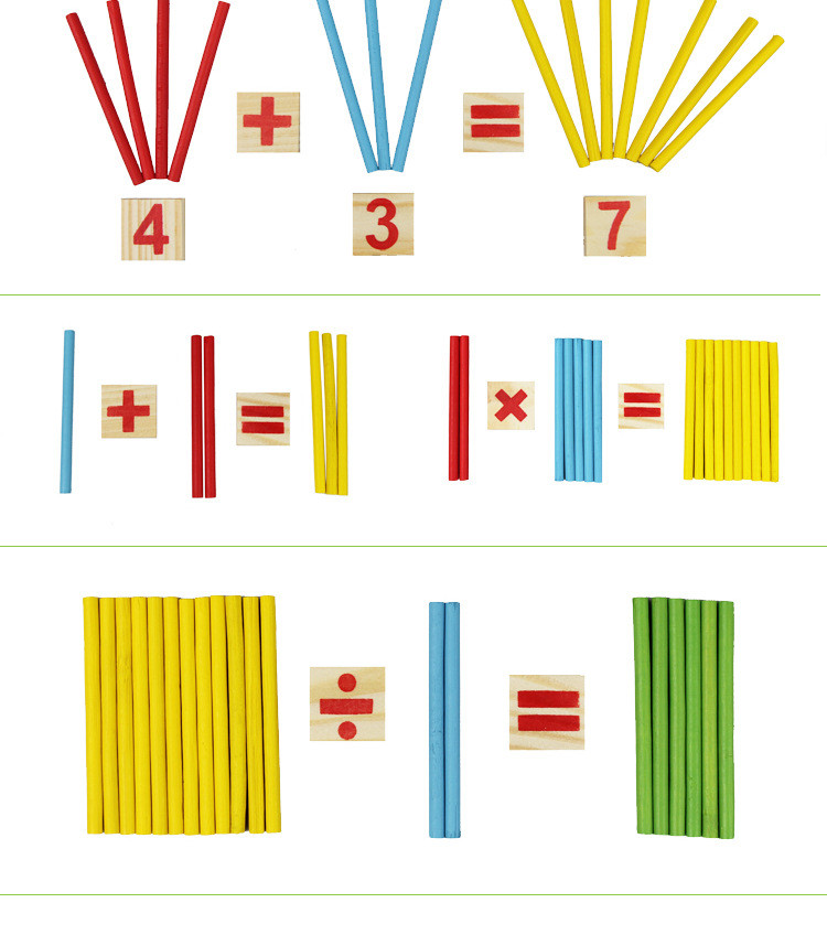 Educational Montessori Figure Blocks Board