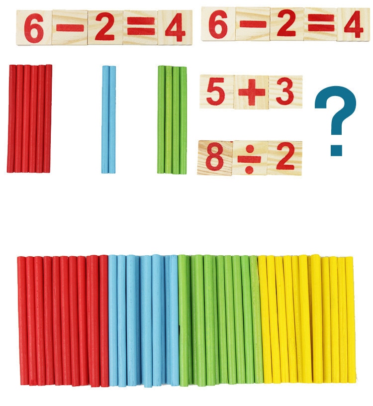 Educational Montessori Figure Blocks Board