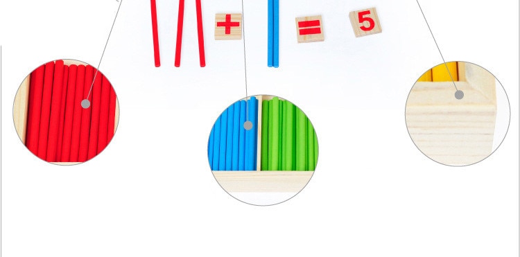 Educational Montessori Figure Blocks Board