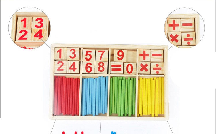 Educational Montessori Figure Blocks Board