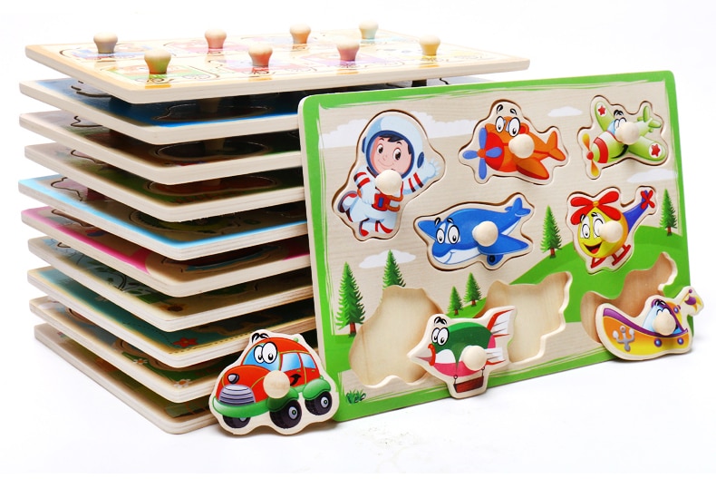 Educational Wooden Shape Learning Board