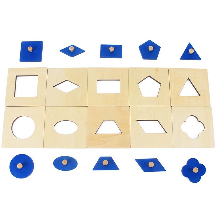 Shape Learning Wooden Insets Set