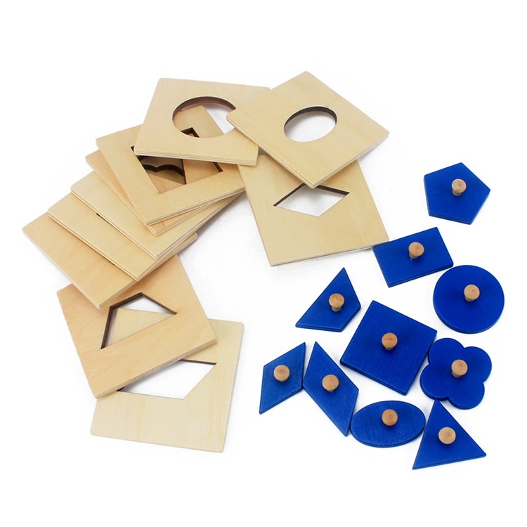 Shape Learning Wooden Insets Set