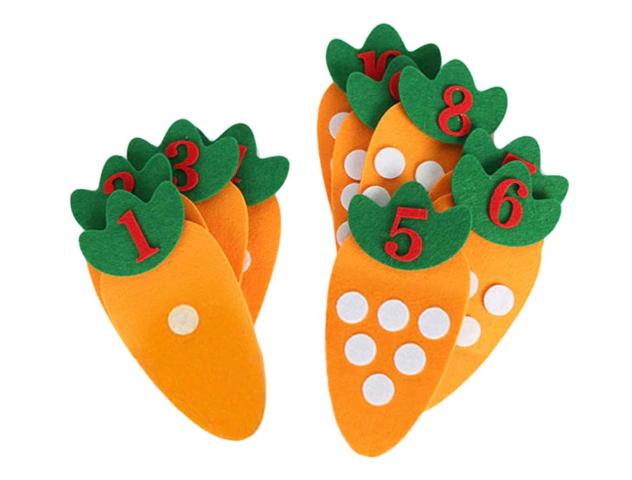 Kid's Carrot Shaped Math Toy