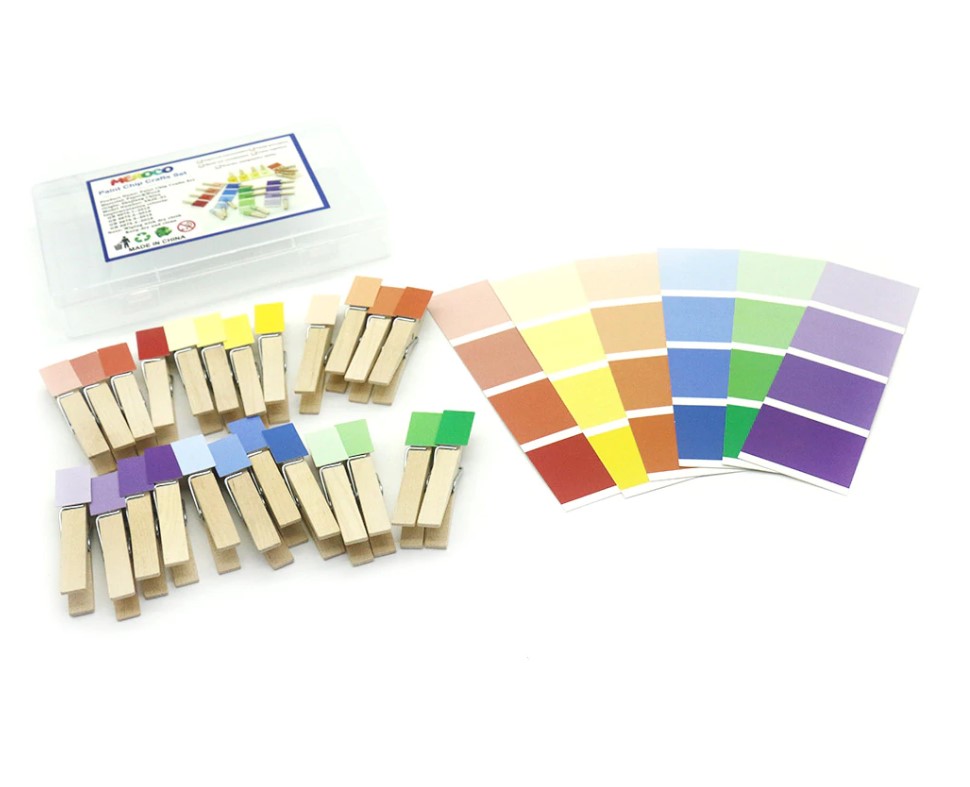 Color Clips Montessori Toy