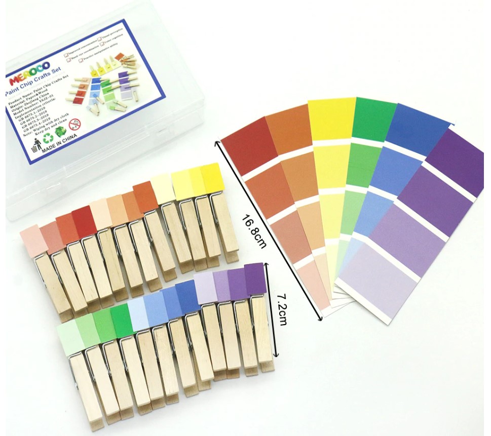 Color Clips Montessori Toy