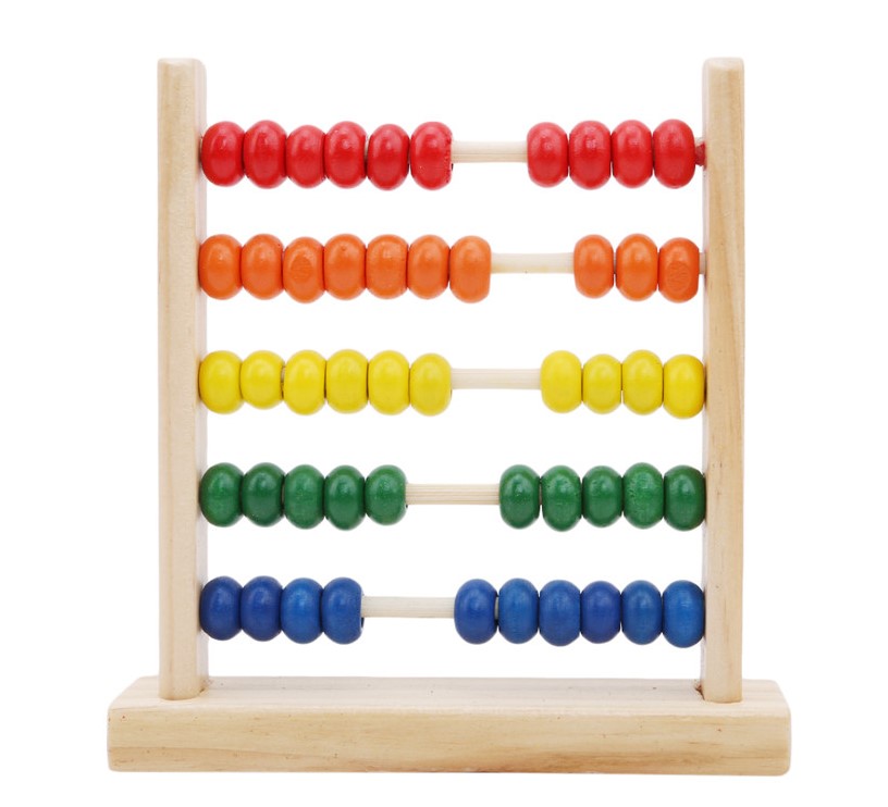 Kid's Rainbow Abacus Toy