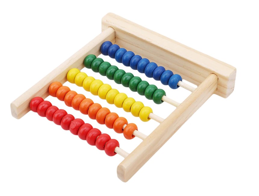 Kid's Rainbow Abacus Toy