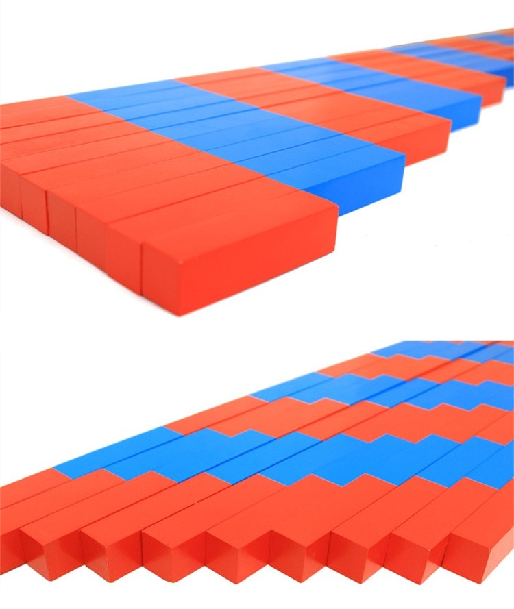 Montessori Red Long Math Rods