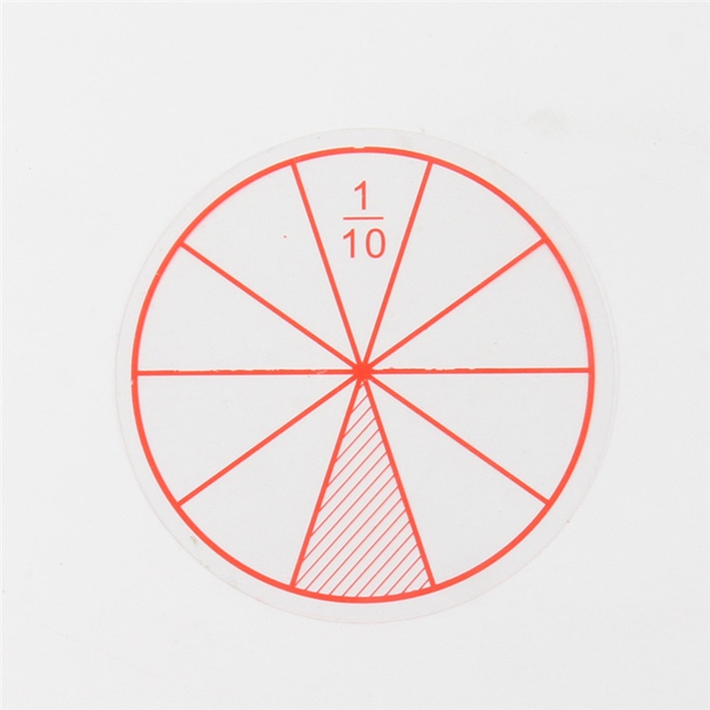 Educational Math Fraction Circles Set