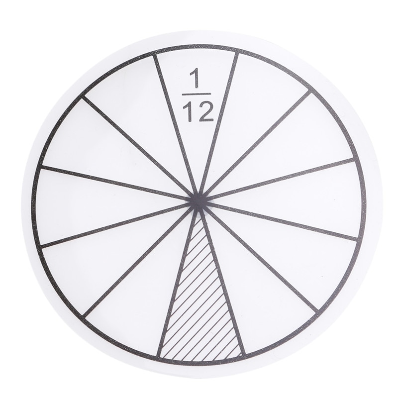 Educational Math Fraction Circles Set